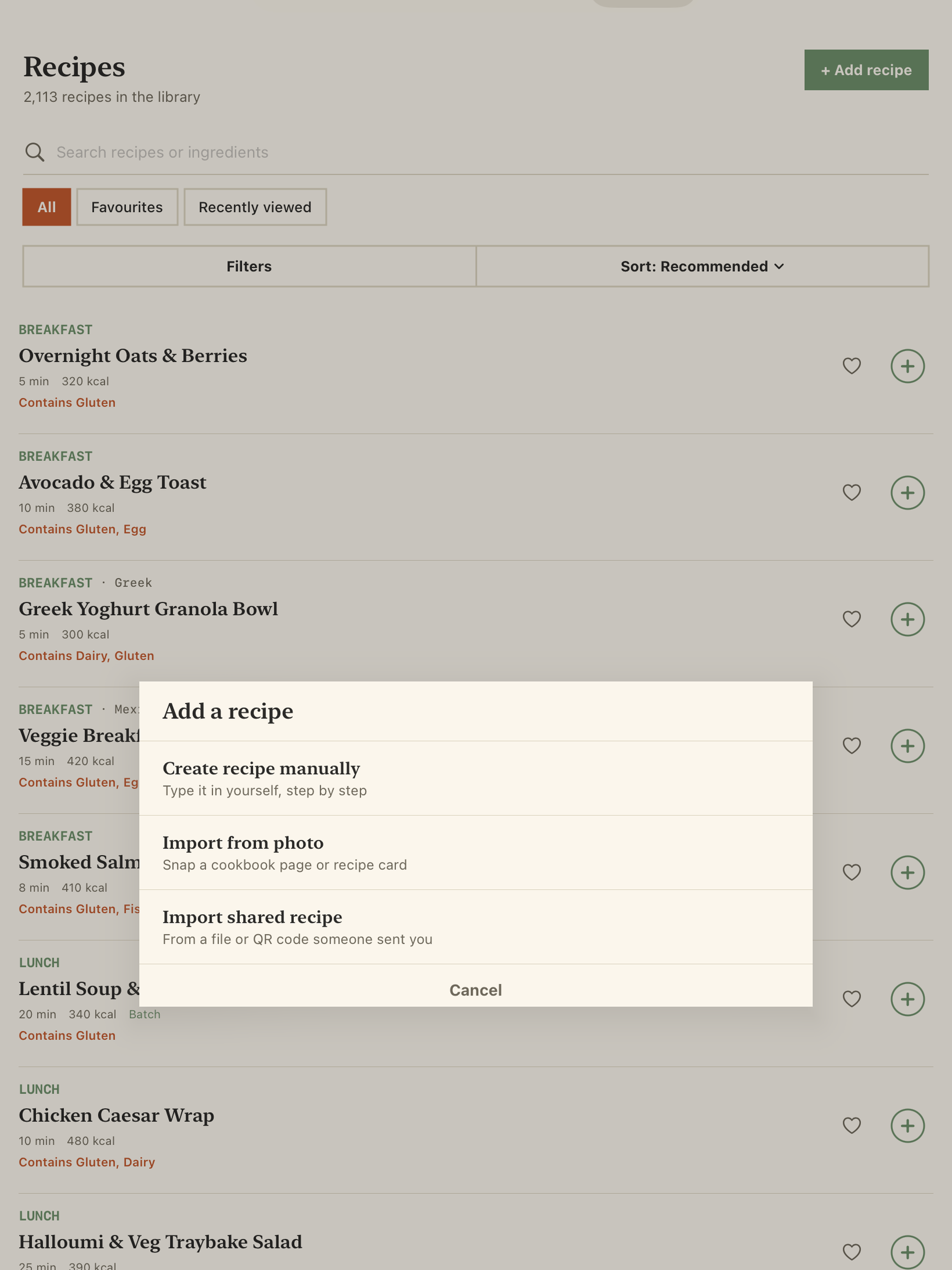 Larder: Family Meal Planner screenshot 13