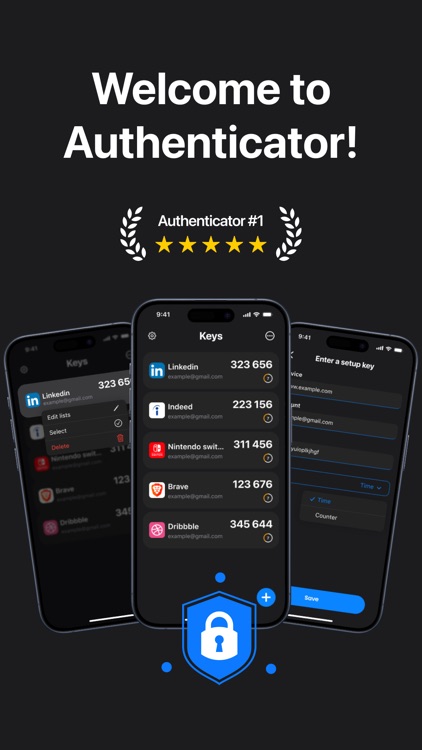 2FA authenticator - two factor