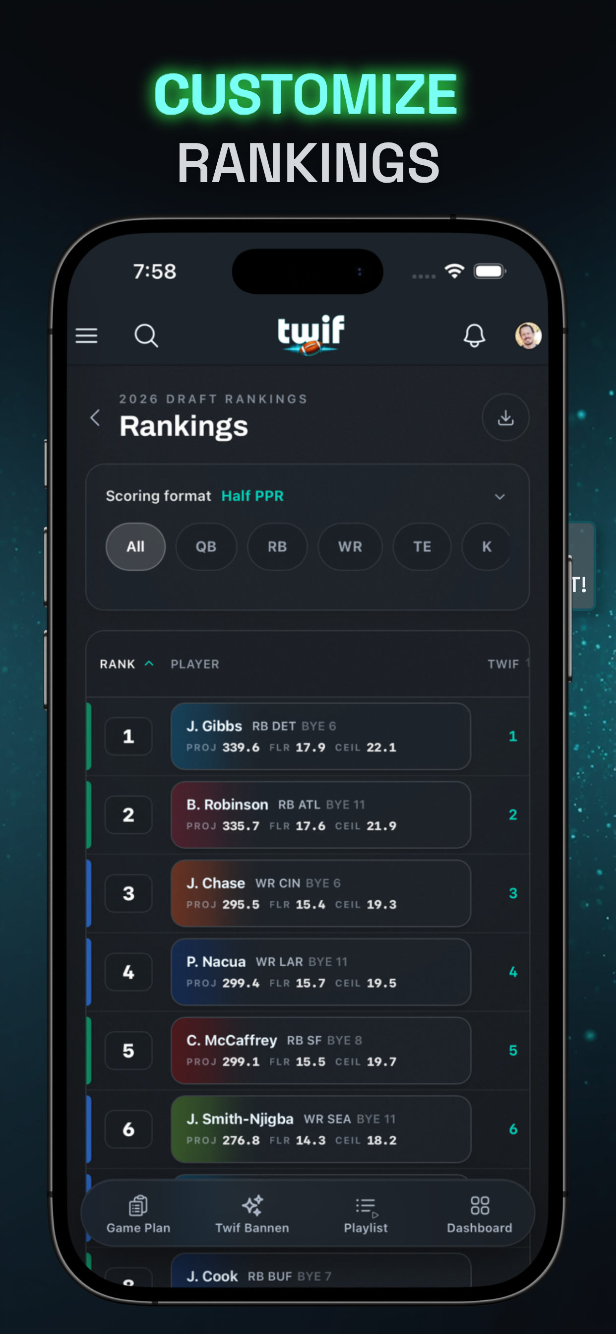 twif: Fantasy Football Advisor screenshot 8