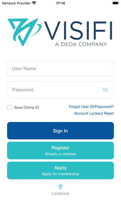 VisiFI Demo Digital Banking Screenshot