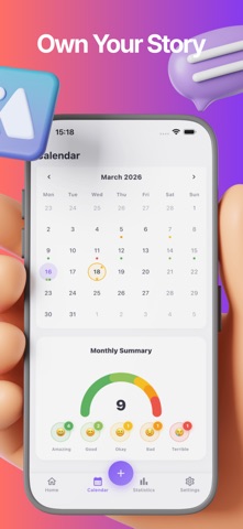 Soulmood AI - Diary, Memoir iPhone screenshot