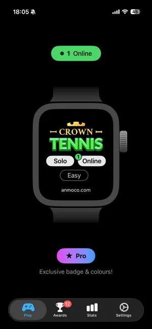 Crown Tennis - Ping Pong screenshot 2