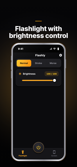 Flashly - Morse & Strobe Light Screenshot 1 of 5