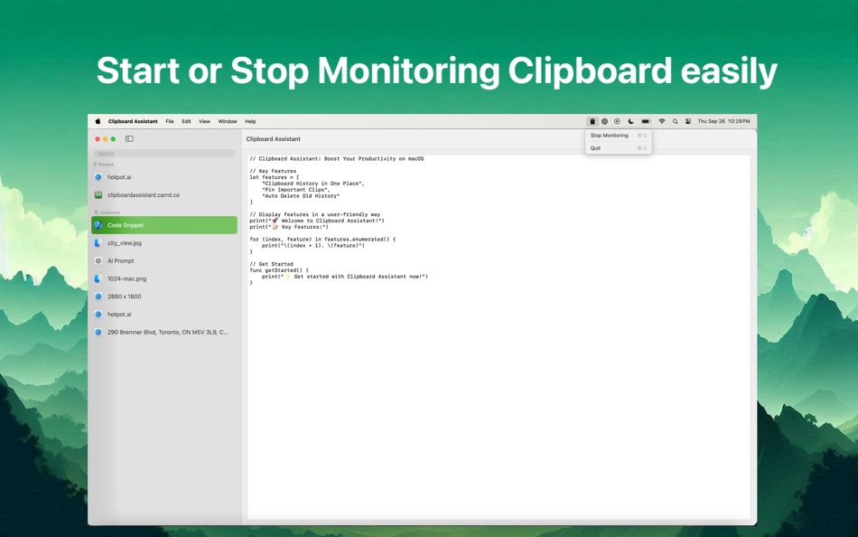 #4. Clipboard Assistant (macOS) 由: Aniruddha Shukla