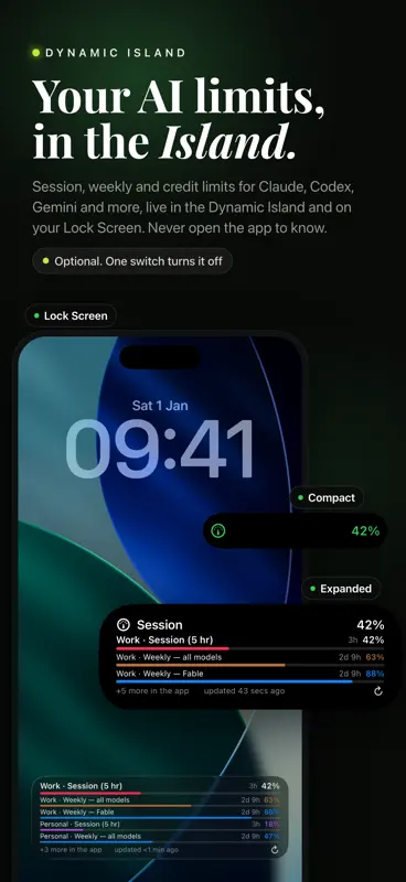 Runlow: AI Usage Meter screenshot 1 of 10