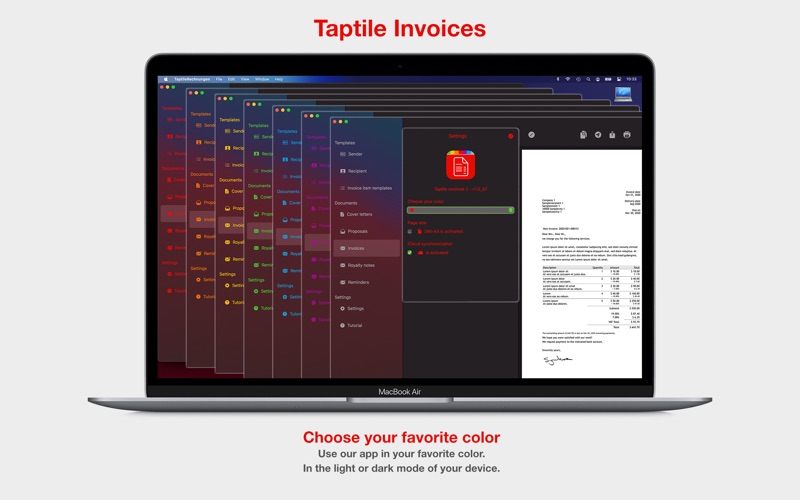 Taptile Invoices. Screenshot 9 of 10