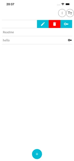 Captura de pantalla de Notas Con 2 Columnas en iPhone 4