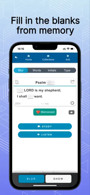 Bible Memory: VerseLocker screenshot 1