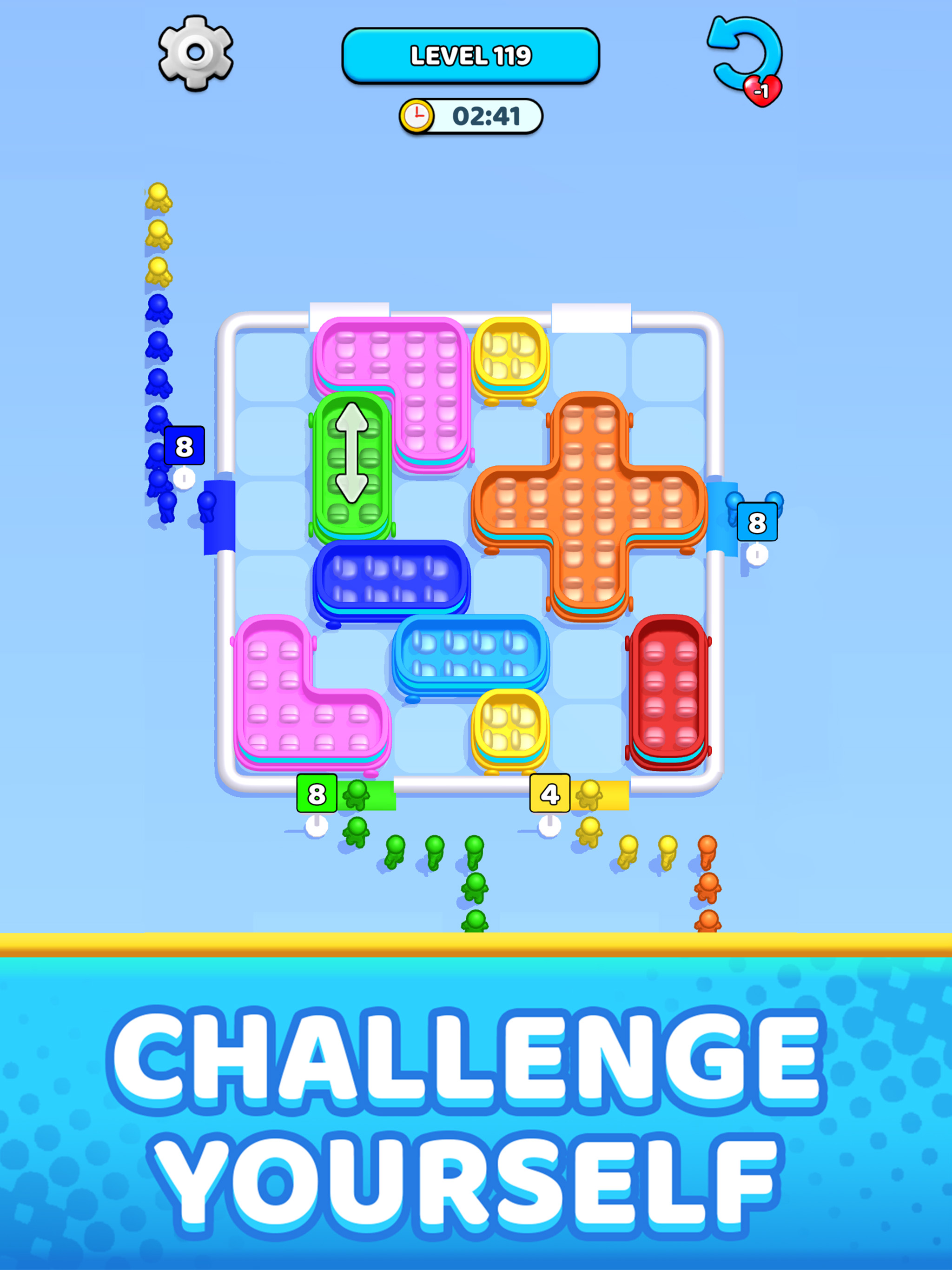 Sky Bus Jam Puzzle