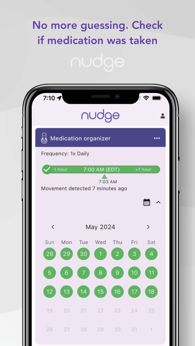 Nudge - Medicine Tracker Screenshot
