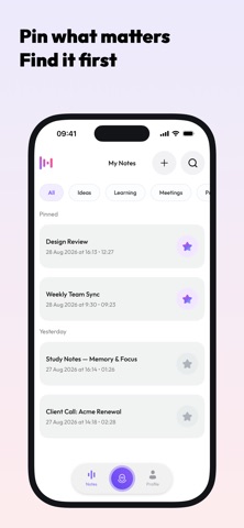 Nami: AI Voice Notes Screenshot 6 of 8