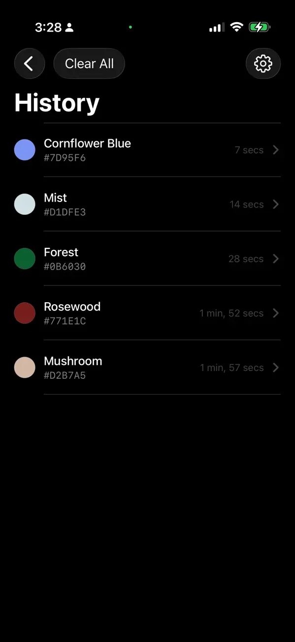 Screenshot #2 pour Hue - Color Identifier