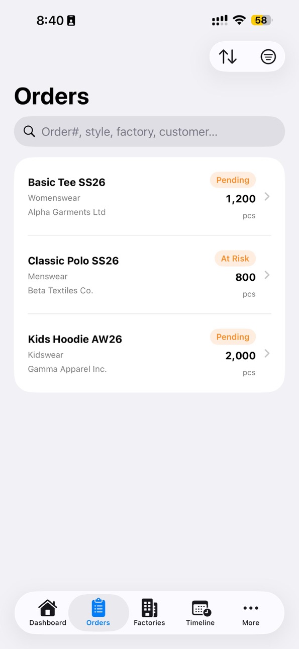 iPhone screenshot