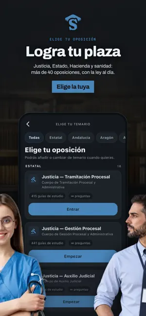 Sobresalia: Oposiciones y Test screenshot 4