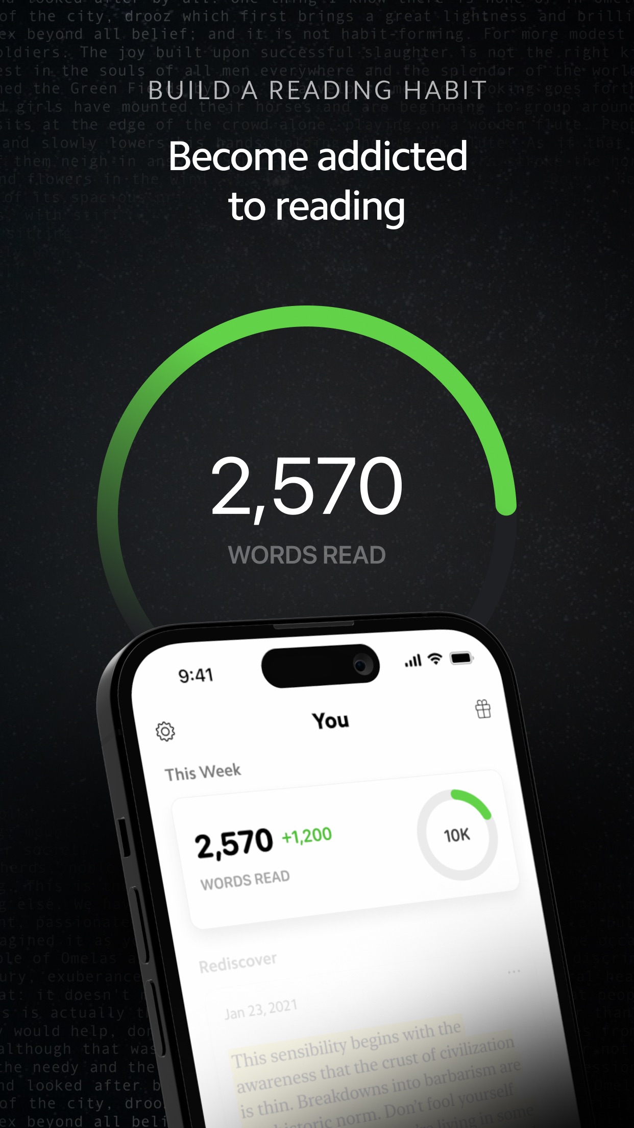 Screenshot do app Matter: 1% Smarter Every Day