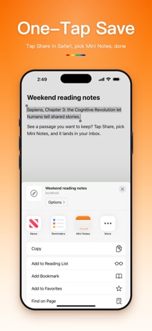 Mini Notes: Notepad Memo &Todo Screenshot 3 of 6