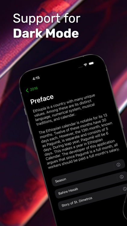 Ethiopian Calendar & Holidays screenshot-7