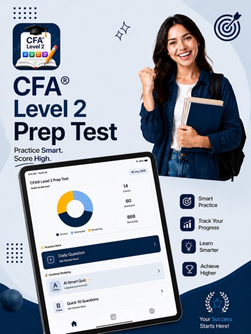 CFA Level 2 Practice Test Prep iPad screenshot