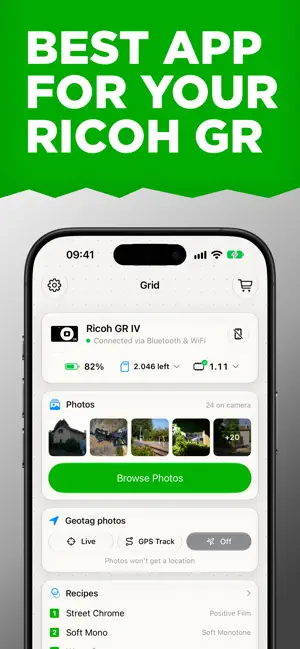 Grid: Ricoh GR Companion screenshot 1