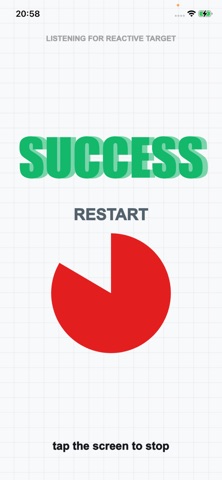Reactive Target iPhone screenshot