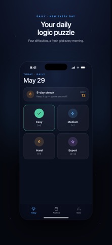 Gridflow - Logic Puzzles Screenshot 3 of 5