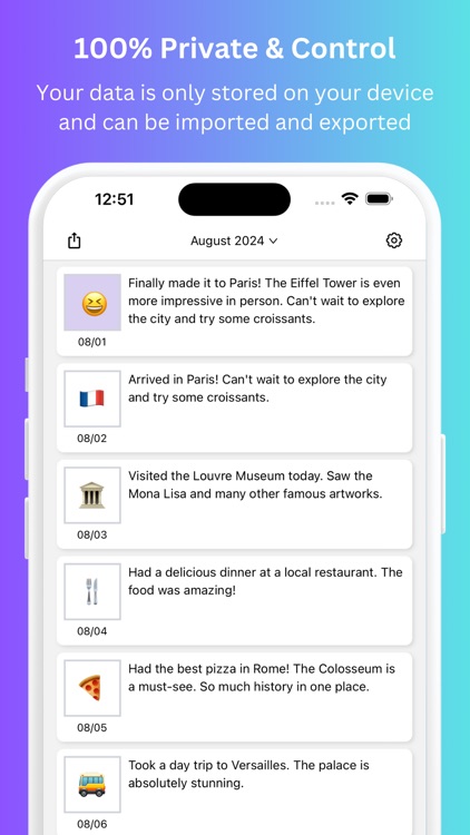 Emoji Journal - A Daily Diary