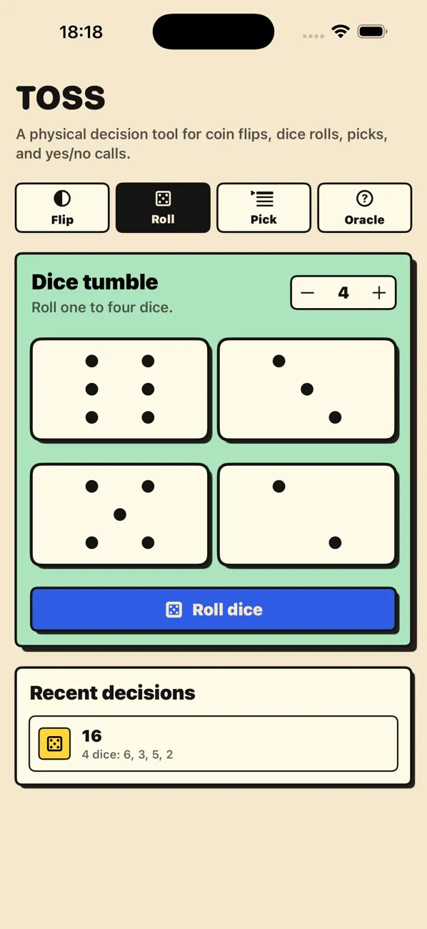 Screenshot #2 pour TOSS Decision Coin