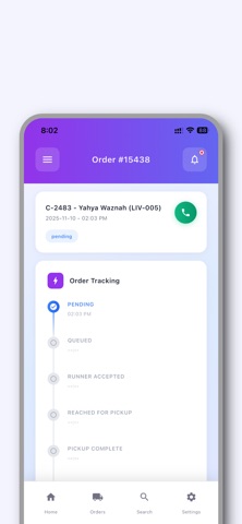 HAL Delivery App screenshot