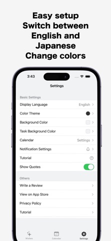 BucketNote Go — Goals & Habits iPhone screenshot
