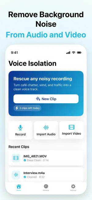 Voice Isolation: Denoise screenshot 1