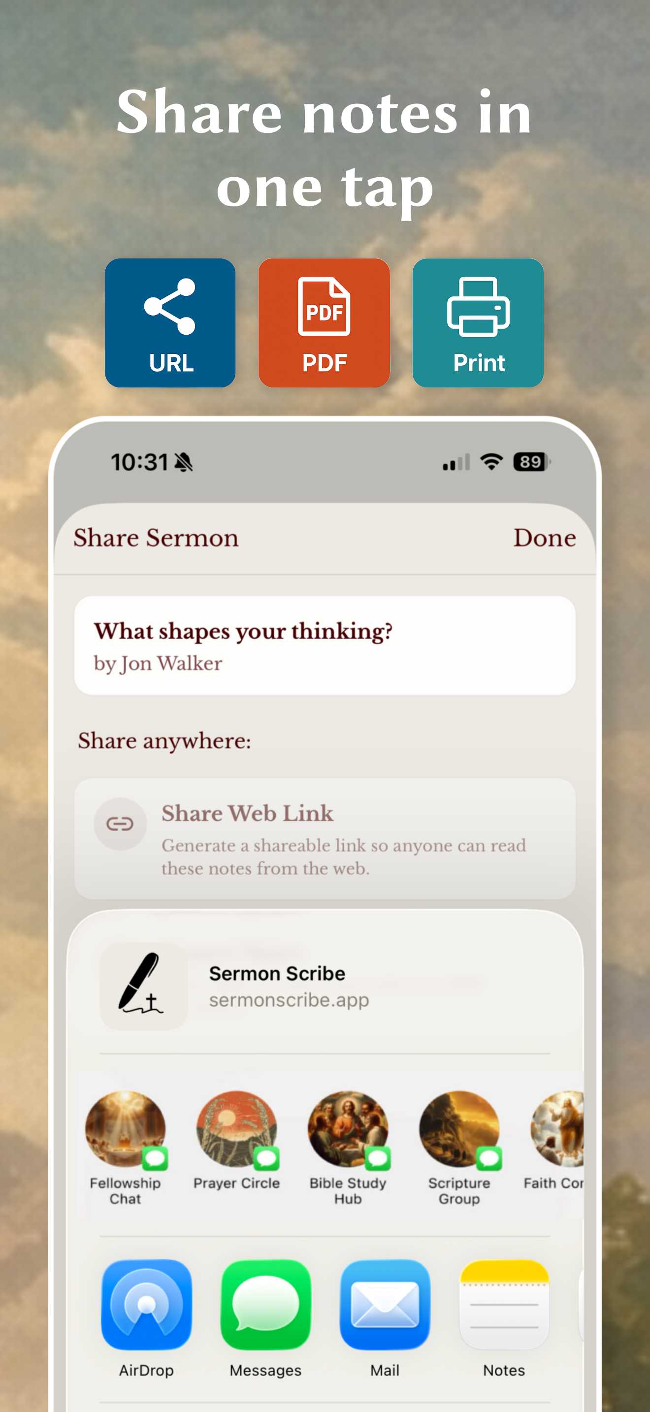 Sermon Scribe: Bible Notetaker screenshot 9