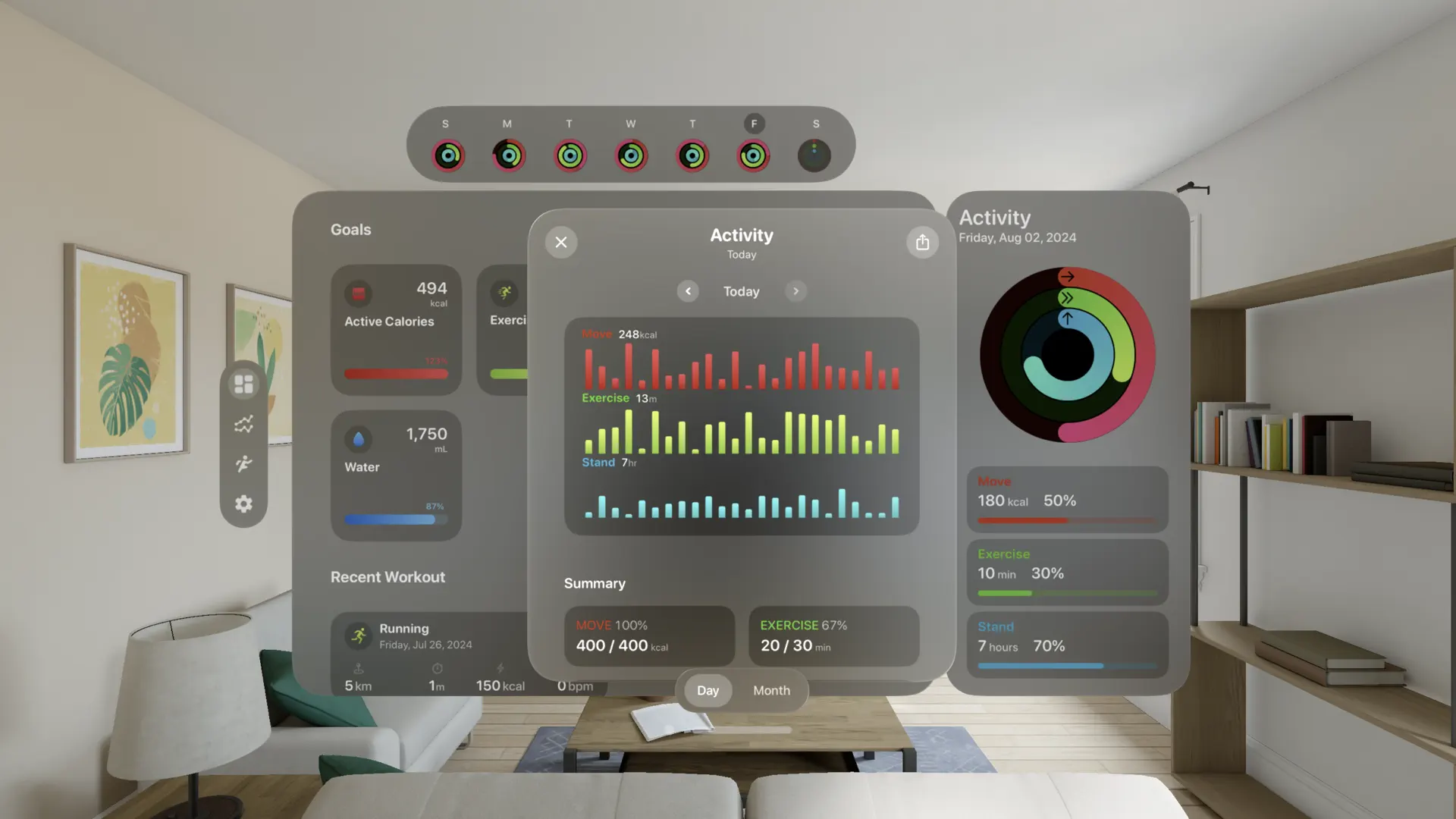 Activity Tracker・FitnessView screenshot 3