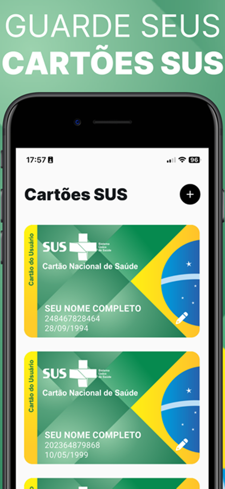 Cartão SUS Digital - MySUS screenshot 1