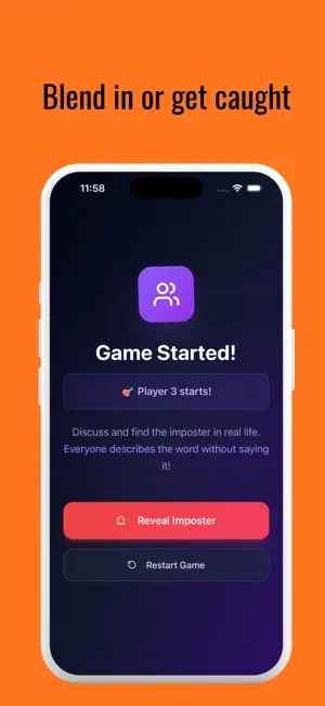 The Imposter - word game screenshot 3