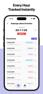 Project Time Tracker: Hours screenshot 2