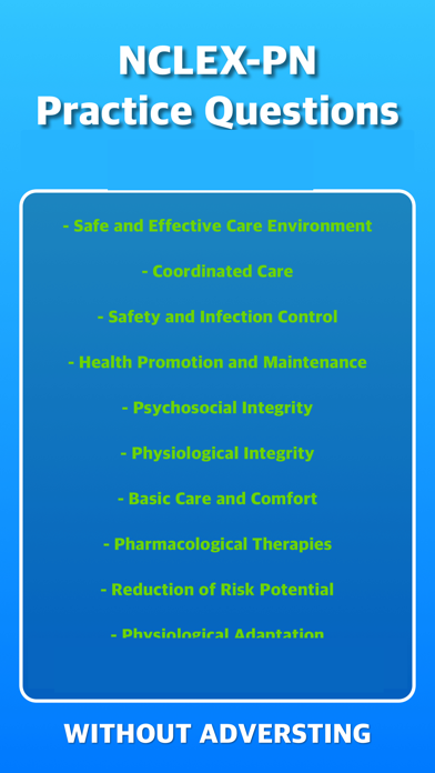 NCLEX-PN Exam 2026 iPhone screenshot 1 - Education app
