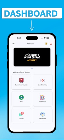 AJ Classes screenshot
