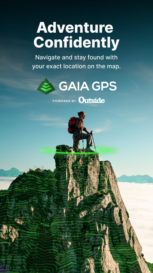 #1. Gaia GPS: Mobile Trail Maps (iOS) 由: TrailBehind