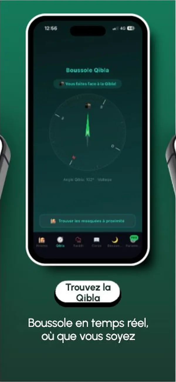 Screenshot #2 pour Heures de Prière, Qibla