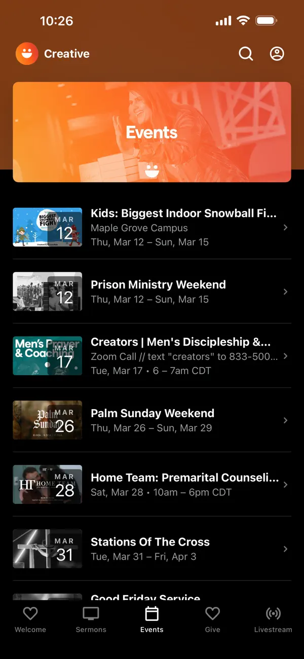 Screenshot #3 pour Creative Church