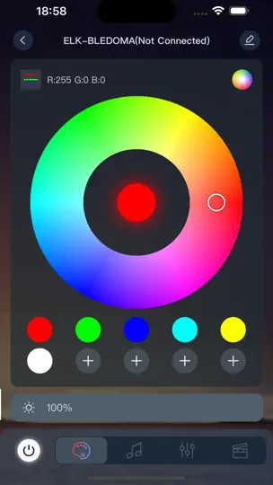 Скриншот LotusLamp X на iPhone 2