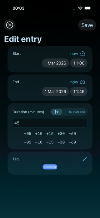 Toki Time Tracker Screenshot 6 of 10