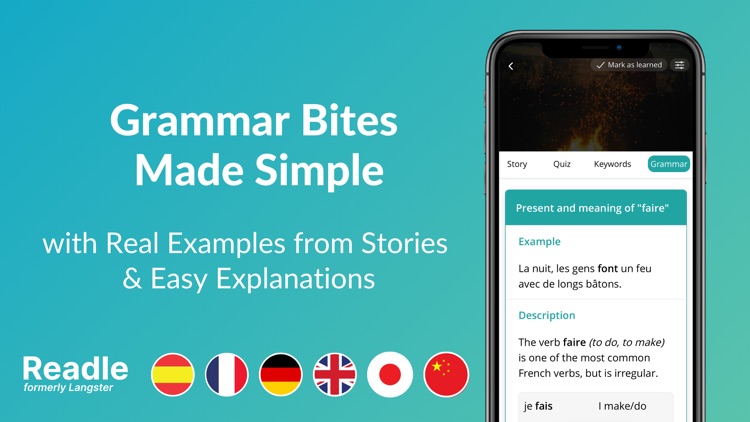 Readle: Learn Languages Daily screenshot-5