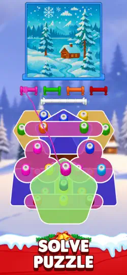 Wool Jam: Yarn Sort 3D iPhone Screenshot 2
