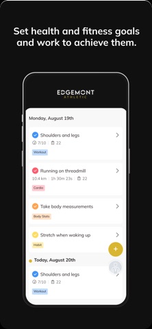 Edgemont Athletic App iPhone screenshot
