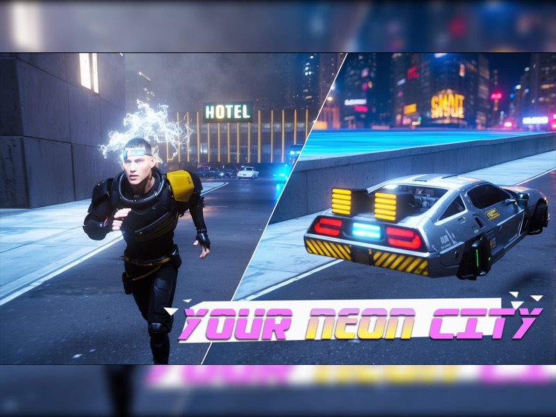 Grand Cyber Auto X: Night City screenshot 7
