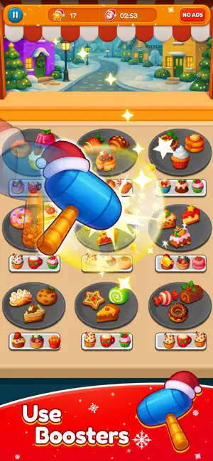 Christmas Treat Food Sort 3d screenshot 2