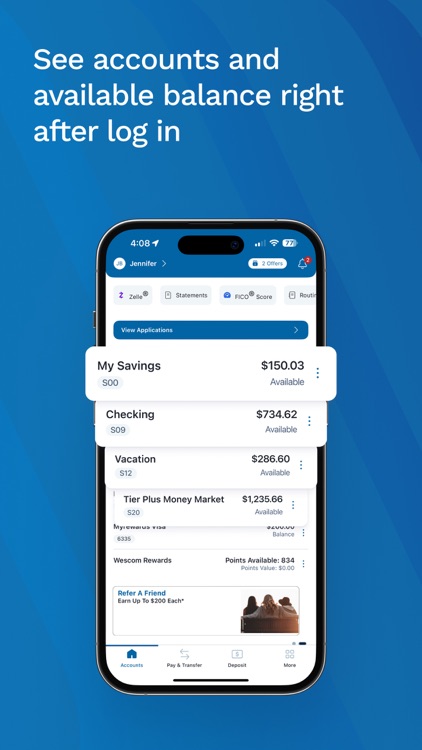 Wescom Financial Mobile screenshot-3