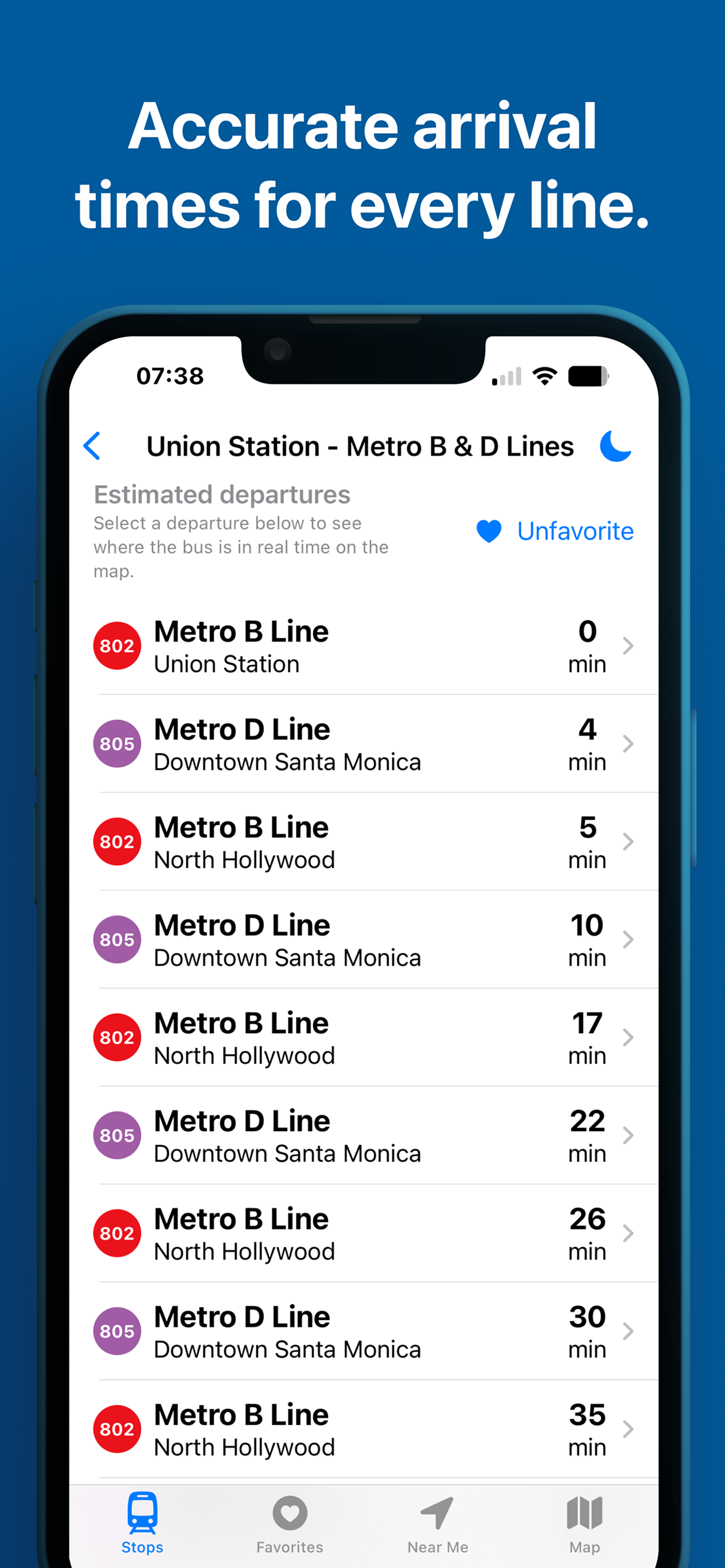 LA Metro: Live Rail Tracker screenshot 2