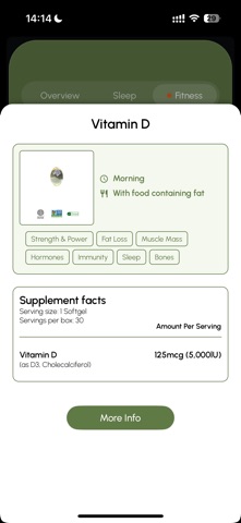 Nutricode screenshot